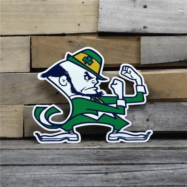 Authentic Street Signs Authentic Street Signs 90040 12 in. Notre Dame Leprechaun Steel Logo 90040